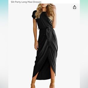 Nwt gray T-shirt dress with high low style size medium